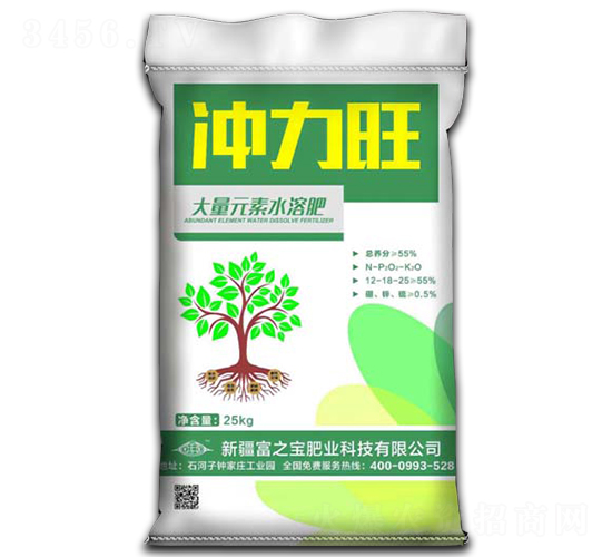 大量元素水溶肥料12-18-25-沖力旺-富之寶