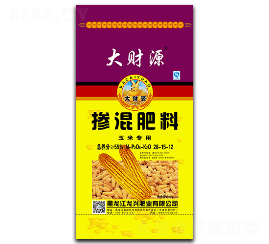 玉米專用摻混肥料28-15-12-大財源-龍興肥業(yè)