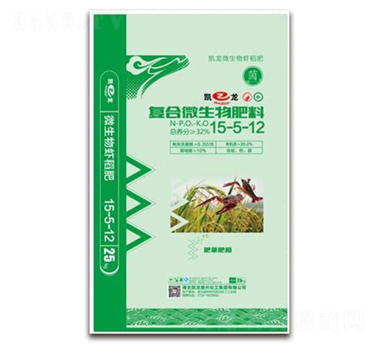 蝦稻專用復合微生物肥料15-5-12-凱龍化工