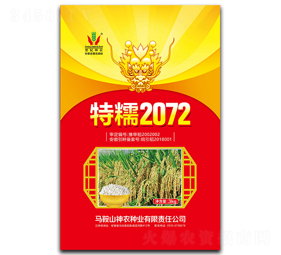 特糯2072-水稻種子-神農(nóng)種業(yè)