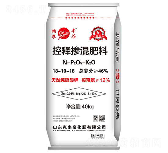 控釋摻混肥料18-10-18-煙農(nóng)豐谷-克來(lái)帝