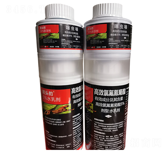 5%高效氯氟氰菊酯水乳劑+30%噻蟲嗪懸浮劑-黑頭豹-萱化威遠(yuǎn)