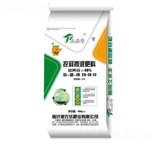 控釋摻混肥料26-10-12CL-久禾豐-美農(nóng)樂