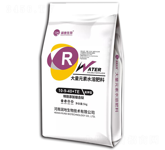 大量元素水溶肥料10-9-40+TE-高鉀型-潤(rùn)地生物