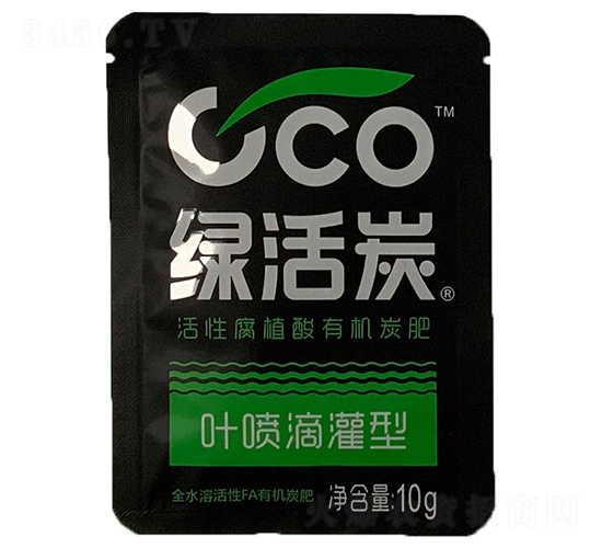 10g活性腐植酸有機炭肥（葉噴滴灌型）-綠活炭