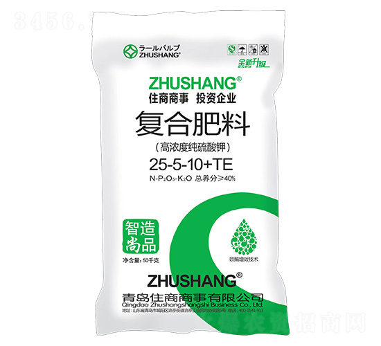 高濃度純硫酸鉀復(fù)合肥料25-5-10+TE-住商商事