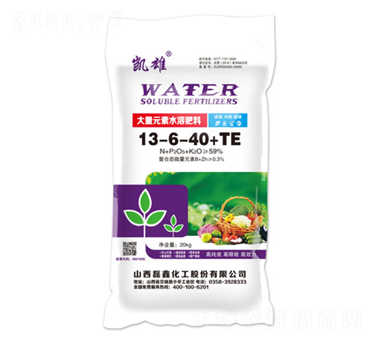 大量元素水溶肥料13-6-40+TE-凱雄-磊鑫化工