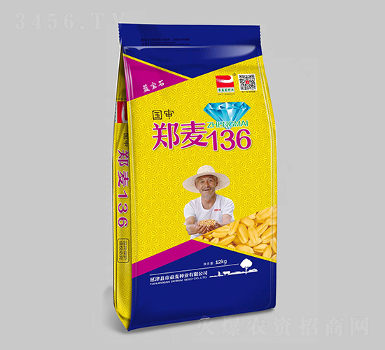 國審鄭麥136（12kg）-小麥種子-帝益麥種業(yè)